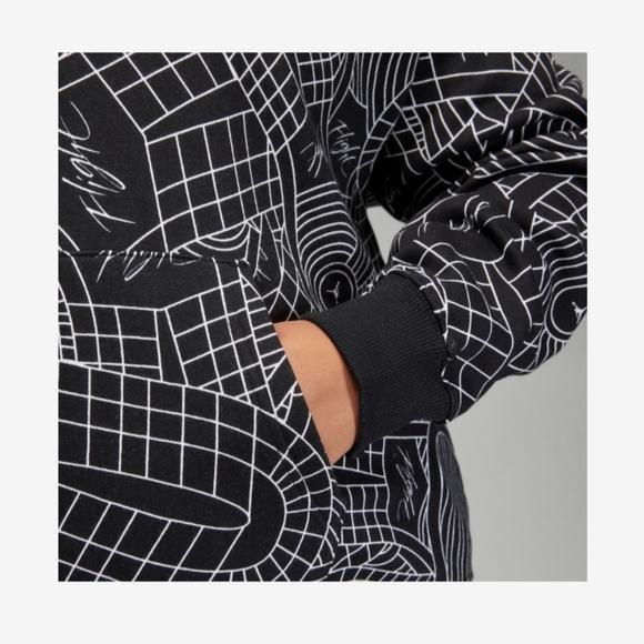 Nike Jordan Womens Plus Size Brooklyn Pullover Hoodie - Picture 3 of 9